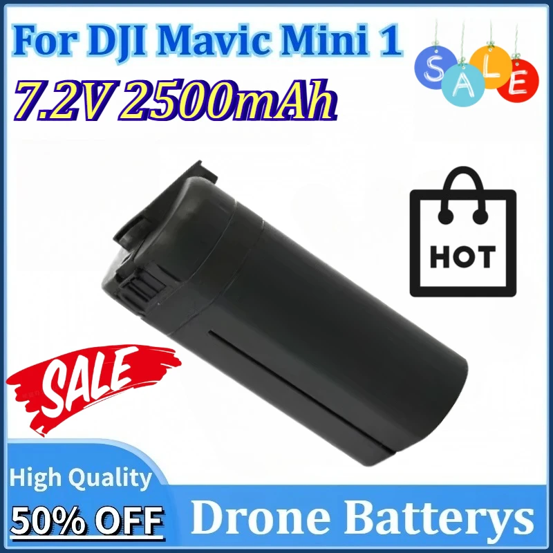 7.2V 2500mAh Newly upgraded Replacement Intelligent Drone Battery Flight Time 30 Minutes for DJI Mavic Mini 1 Drone Accessories
7.2V 2500mAh Newly upgraded Replacement Intelligent Drone Battery Flight Time 30 Minutes for DJI Mavic Mini 1 Drone Accessories