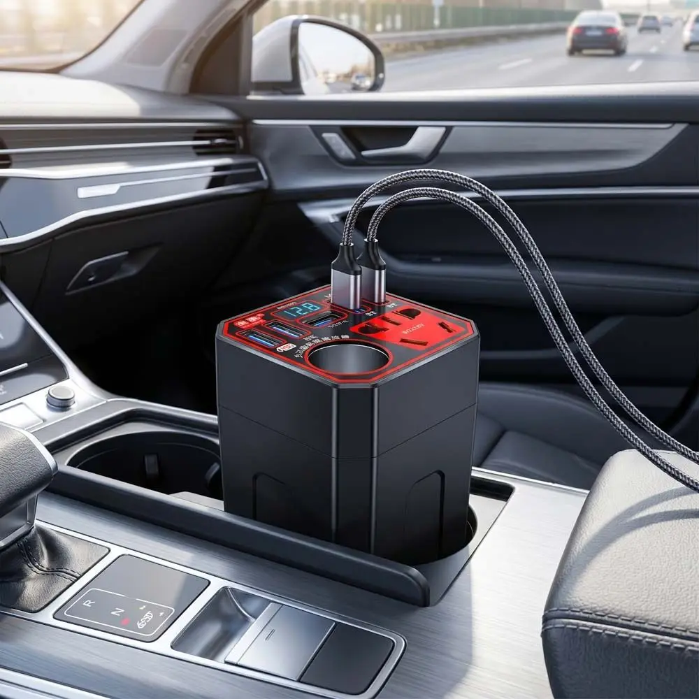 12V24V Car Power Inverter Multifunctional Type-C Multifunctional Car Inverter 3.1A Fast Charger Vehicle Mounted Inverter
12V24V Car Power Inverter Multifunctional Type-C Multifunctional Car Inverter 3.1A Fast Charger Vehicle Mounted Inverter