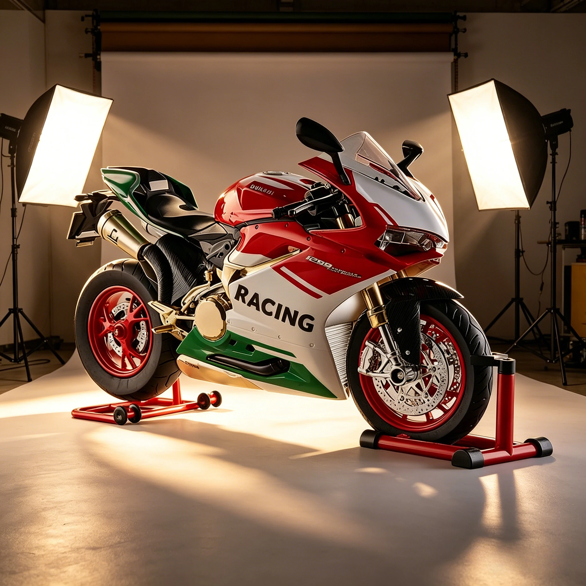 Key Start 1:9 1299 Panigale Alloy Sports Motorcycle Model Diecast Track Racing Motorcycle Model With Spray Sound Light Kids Toys
Key Start 1:9 1299 Panigale Alloy Sports Motorcycle Model Diecast Track Racing Motorcycle Model With Spray Sound Light Kids Toys