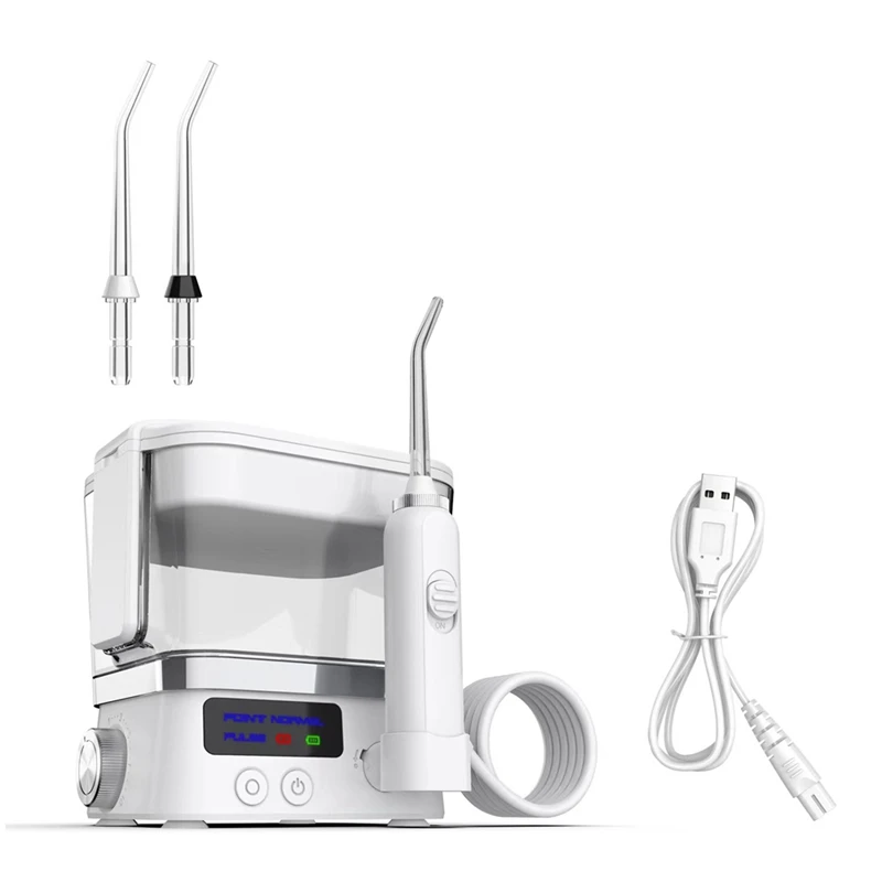 Adults Oral Irrigator USB Rechargeable Water Flosser Waterproof 600Ml Portable Water Jet Household Teeth Cleaner Durable
Adults Oral Irrigator USB Rechargeable Water Flosser Waterproof 600Ml Portable Water Jet Household Teeth Cleaner Durable