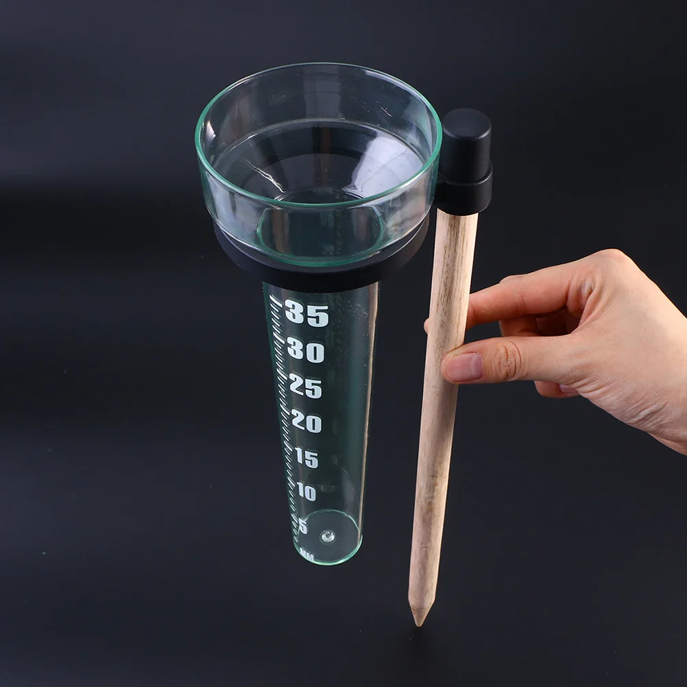 Outdoor Rainfall Gauge Plastic Measuring Cup Material Wood Stick Garden Rain Meter for Climate Research Farming and
Outdoor Rainfall Gauge Plastic Measuring Cup Material Wood Stick Garden Rain Meter for Climate Research Farming and
