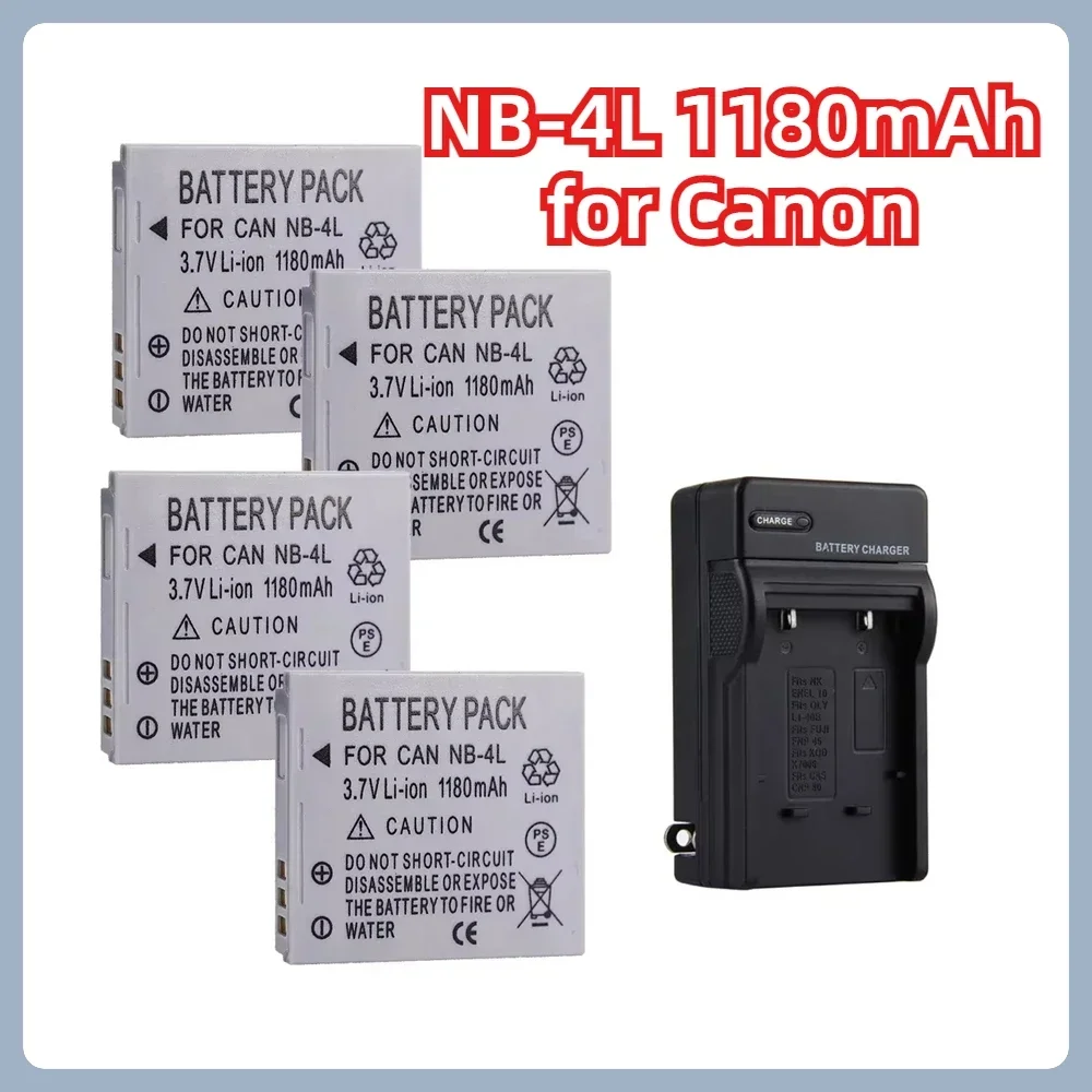 NB-4L 1180mAh 3.7V Camera Battery Suitable for Canon IXUS 120IS 115HS 220HS 110IS 117HS 780IS 230HS IXUS 255HS
NB-4L 1180mAh 3.7V Camera Battery Suitable for Canon IXUS 120IS 115HS 220HS 110IS 117HS 780IS 230HS IXUS 255HS