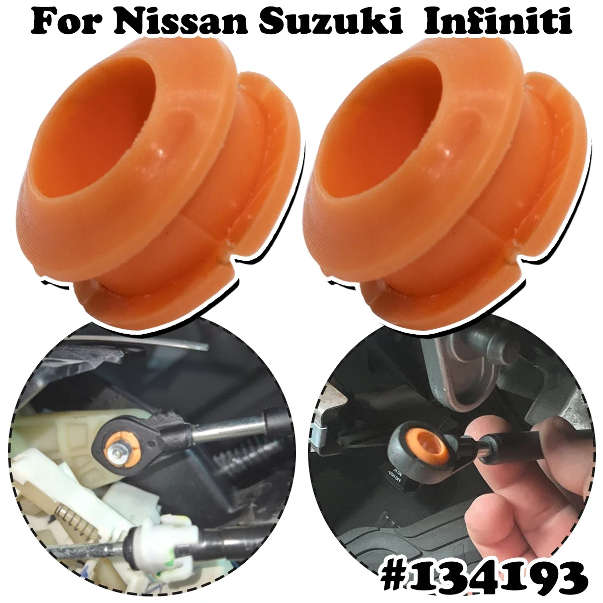 AT Shifter Linkage Cable Bushing Repair Kit For Nissan Armada Frontier Pathfinder Titan Xterra Infiniti QX56 QX80 Suzuki Equator
AT Shifter Linkage Cable Bushing Repair Kit For Nissan Armada Frontier Pathfinder Titan Xterra Infiniti QX56 QX80 Suzuki Equator