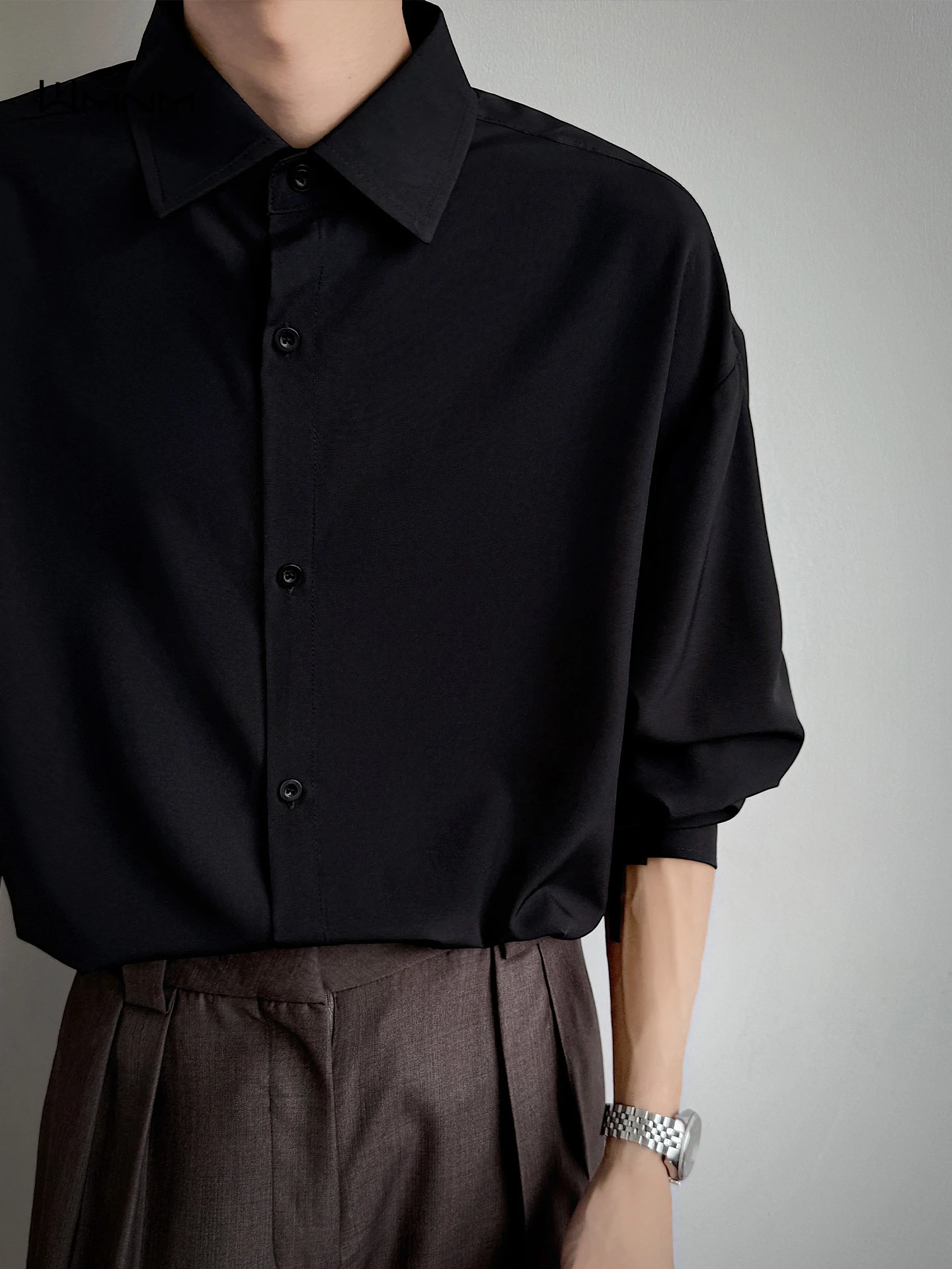 Men's Long Sve Fce Lined irt Thi Warm Casual Sle Layering Top for Autumn Winter Polyester Spandex Blend
Men's Long Sve Fce Lined irt Thi Warm Casual Sle Layering Top for Autumn Winter Polyester Spandex Blend