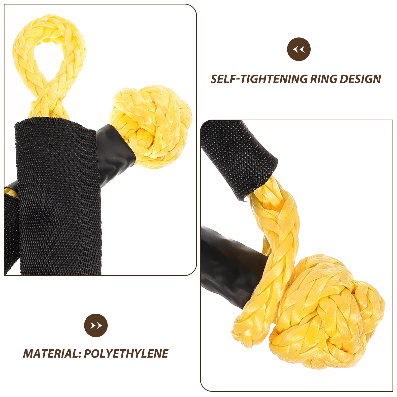Heavy Duty Off- Rope 10T UHMWPE Tow Strap Car Recovery Shackle Durable Towing Flexible Shackle for Mud Snow Ditch
Heavy Duty Off- Rope 10T UHMWPE Tow Strap Car Recovery Shackle Durable Towing Flexible Shackle for Mud Snow Ditch