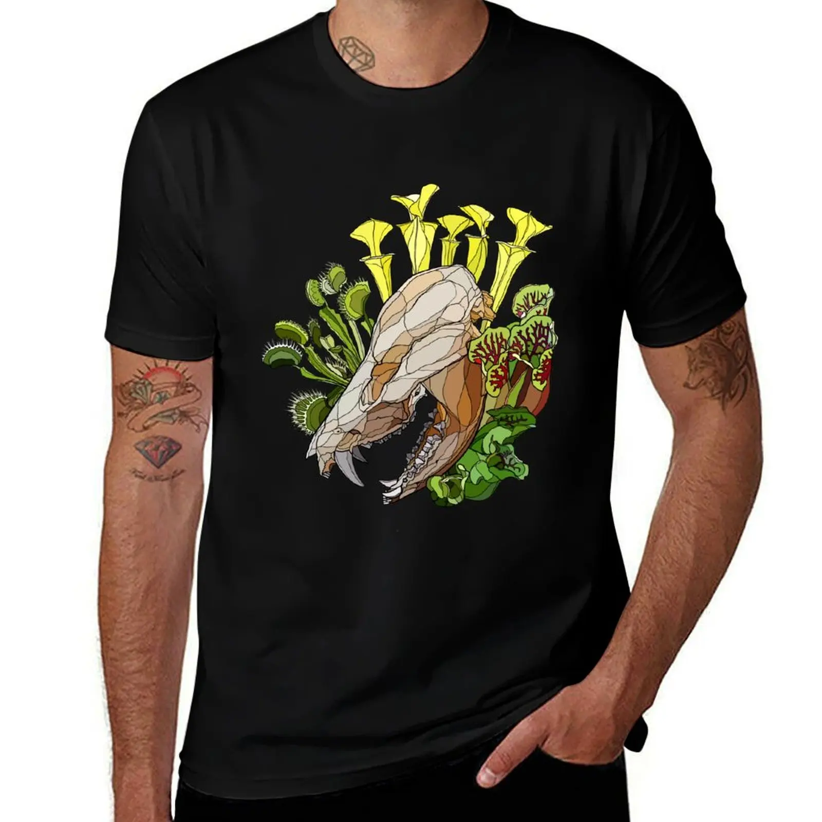 Opossum Skull With Carnivorous Plants T-Shirt essential t shirt oversized graphic tee quick-drying men graphic t shirts
Opossum Skull With Carnivorous Plants T-Shirt essential t shirt oversized graphic tee quick-drying men graphic t shirts
