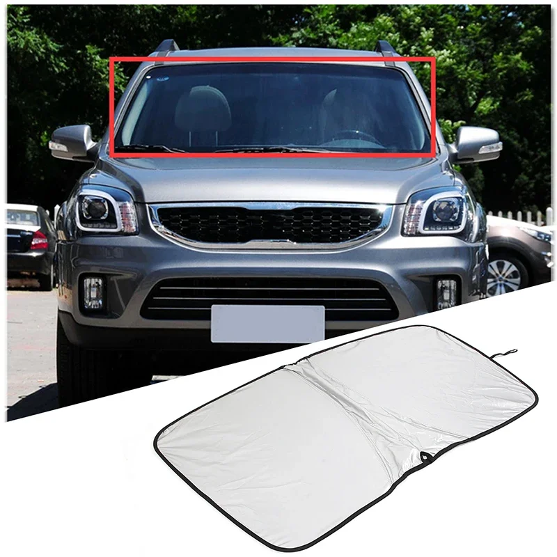 For Kia Sportage Aluminum Foil Silver Car Styling Car Front Glass Anti-UV Sunshade Car Accessories
For Kia Sportage Aluminum Foil Silver Car Styling Car Front Glass Anti-UV Sunshade Car Accessories
