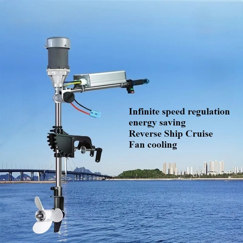 3600W Electric DC Brushless Outboard Motor 12V48V Boat Engine Thruster with Propeller
3600W Electric DC Brushless Outboard Motor 12V48V Boat Engine Thruster with Propeller
