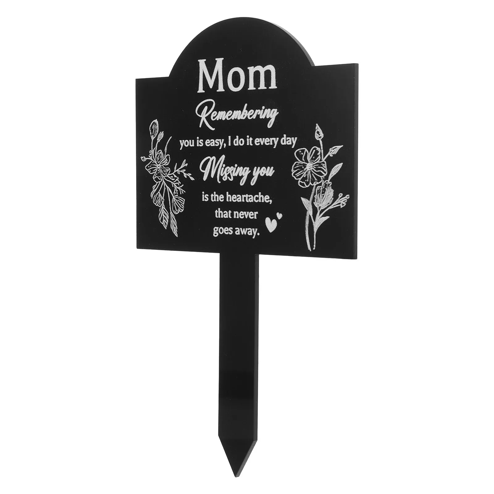 Acrylic Garden Stake Grave Cemetery Memorial Stake Sturdy Lightweight Outdoor Decoration Marker Grave Garden Yard Sign
Acrylic Garden Stake Grave Cemetery Memorial Stake Sturdy Lightweight Outdoor Decoration Marker Grave Garden Yard Sign