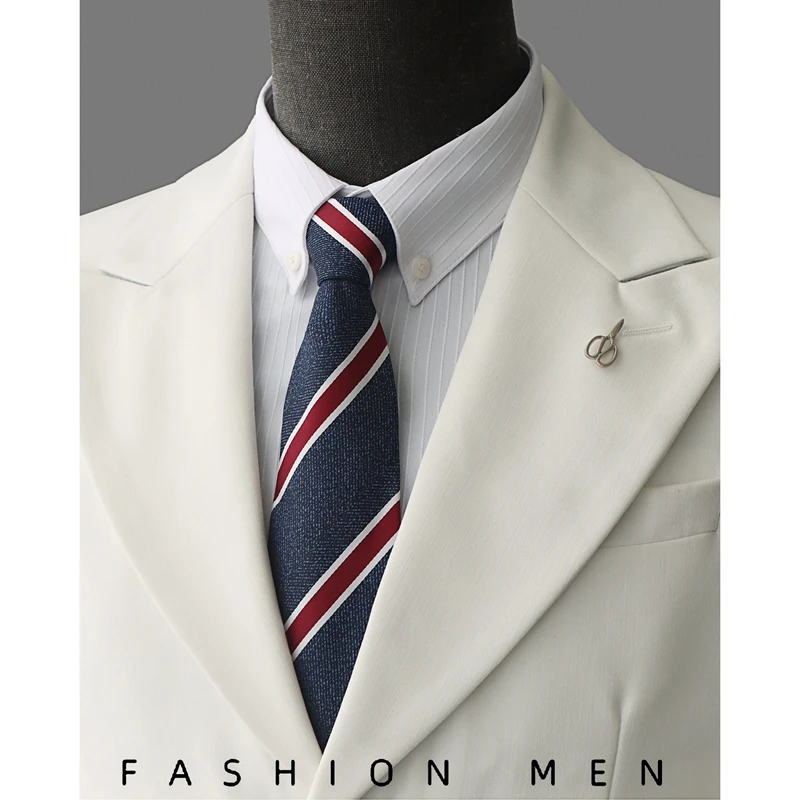 High Quality British Style Dark Blue Striped Pattern Men's Zipper Tie Business Banquet Shirt Accessory 8CM Wide Zipper Cravat
High Quality British Style Dark Blue Striped Pattern Men's Zipper Tie Business Banquet Shirt Accessory 8CM Wide Zipper Cravat