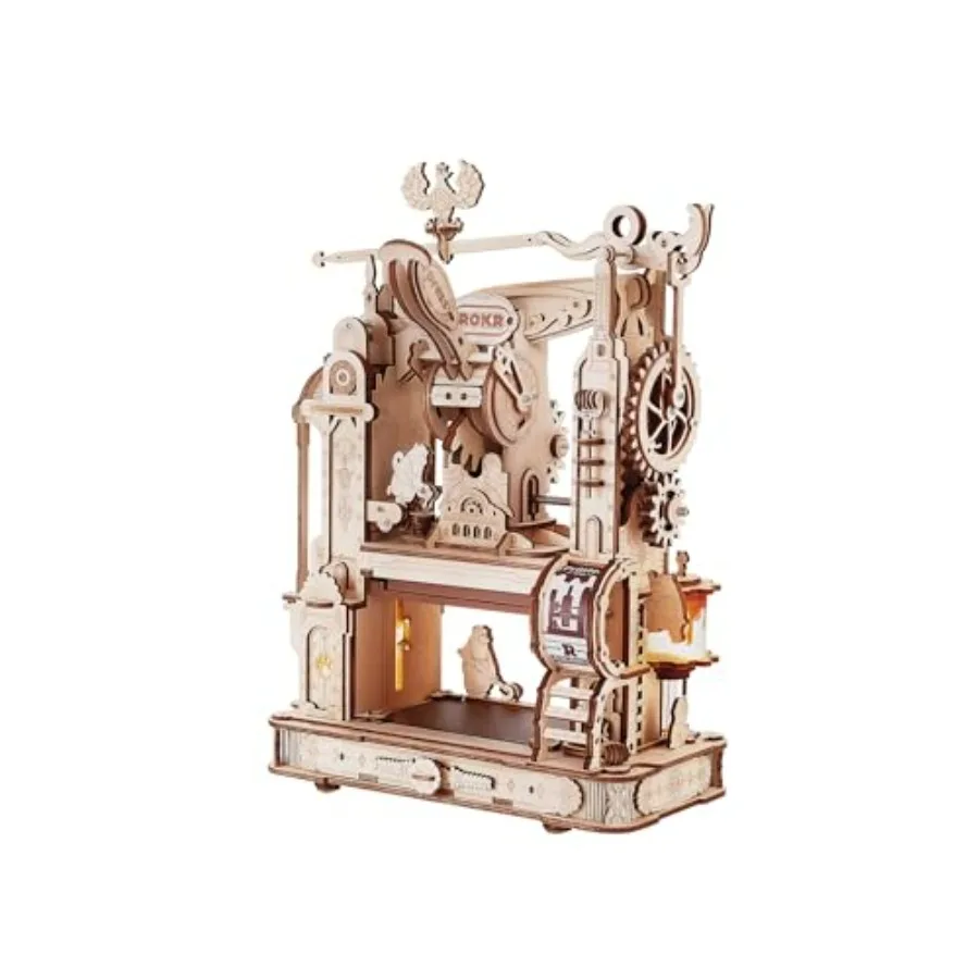 Деревянный 3D-пазл ROKR для взрослых: Классическая модель печатного пресса, набор для сборки, поделки из дерева, крутые игрушки для дня рождения, STEM-подарок
Деревянный 3D-пазл ROKR для взрослых: Классическая модель печатного пресса, набор для сборки, поделки из дерева, крутые игрушки для дня рождения, STEM-подарок