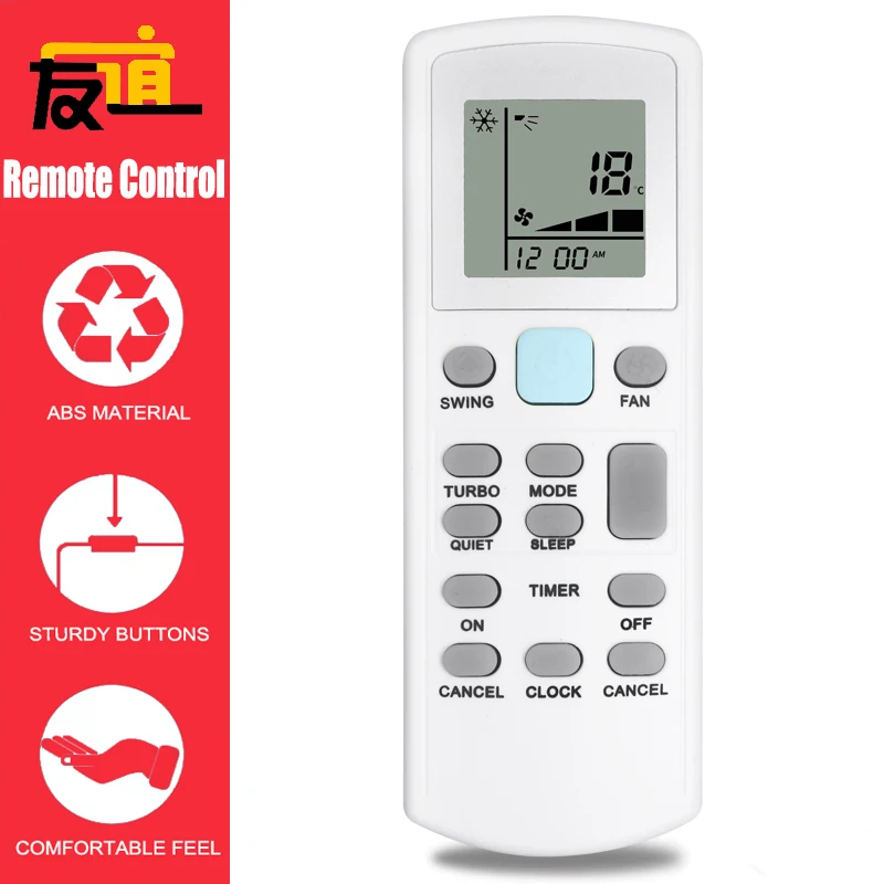 EDGS02 air conditioner remote control is compatible with Daikin, York, Acson, APGS02, ECGS02, FTKB09/12/18/24AXVJU models.
EDGS02 air conditioner remote control is compatible with Daikin, York, Acson, APGS02, ECGS02, FTKB09/12/18/24AXVJU models.