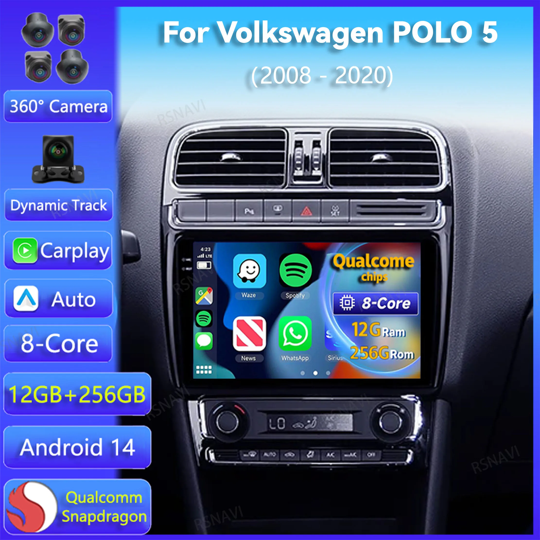Android 14 автомобильный радиоприемник Carplay Auto для Volkswagen POLO 5 2008 2009-2020 навигация 2K экран видео стерео GPS головное устройство плеер
Android 14 автомобильный радиоприемник Carplay Auto для Volkswagen POLO 5 2008 2009-2020 навигация 2K экран видео стерео GPS головное устройство плеер