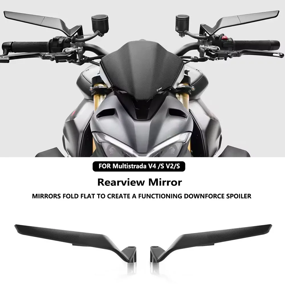 Motorcycle Rearview Mirror for Ducati Multistrada V2 V2 S 2022-2026 Multistrada V4 V4S 2021-2026 Sports Rear View Mirrors
Motorcycle Rearview Mirror for Ducati Multistrada V2 V2 S 2022-2026 Multistrada V4 V4S 2021-2026 Sports Rear View Mirrors