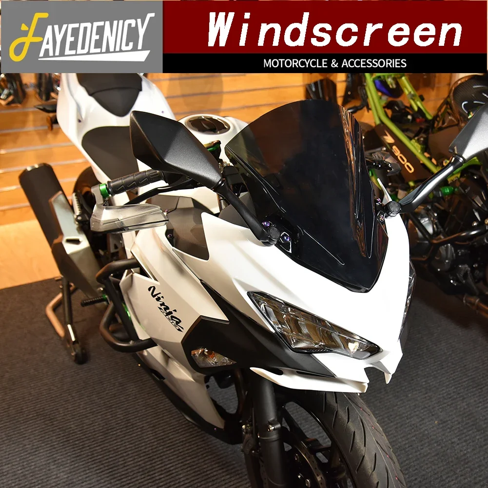For Kawasaki Ninja 400 Ninja400 2018-2023 2022 2021 Motorcycle Touring Windscreen Windshield Wind Deflectors Screen with Bracket
For Kawasaki Ninja 400 Ninja400 2018-2023 2022 2021 Motorcycle Touring Windscreen Windshield Wind Deflectors Screen with Bracket