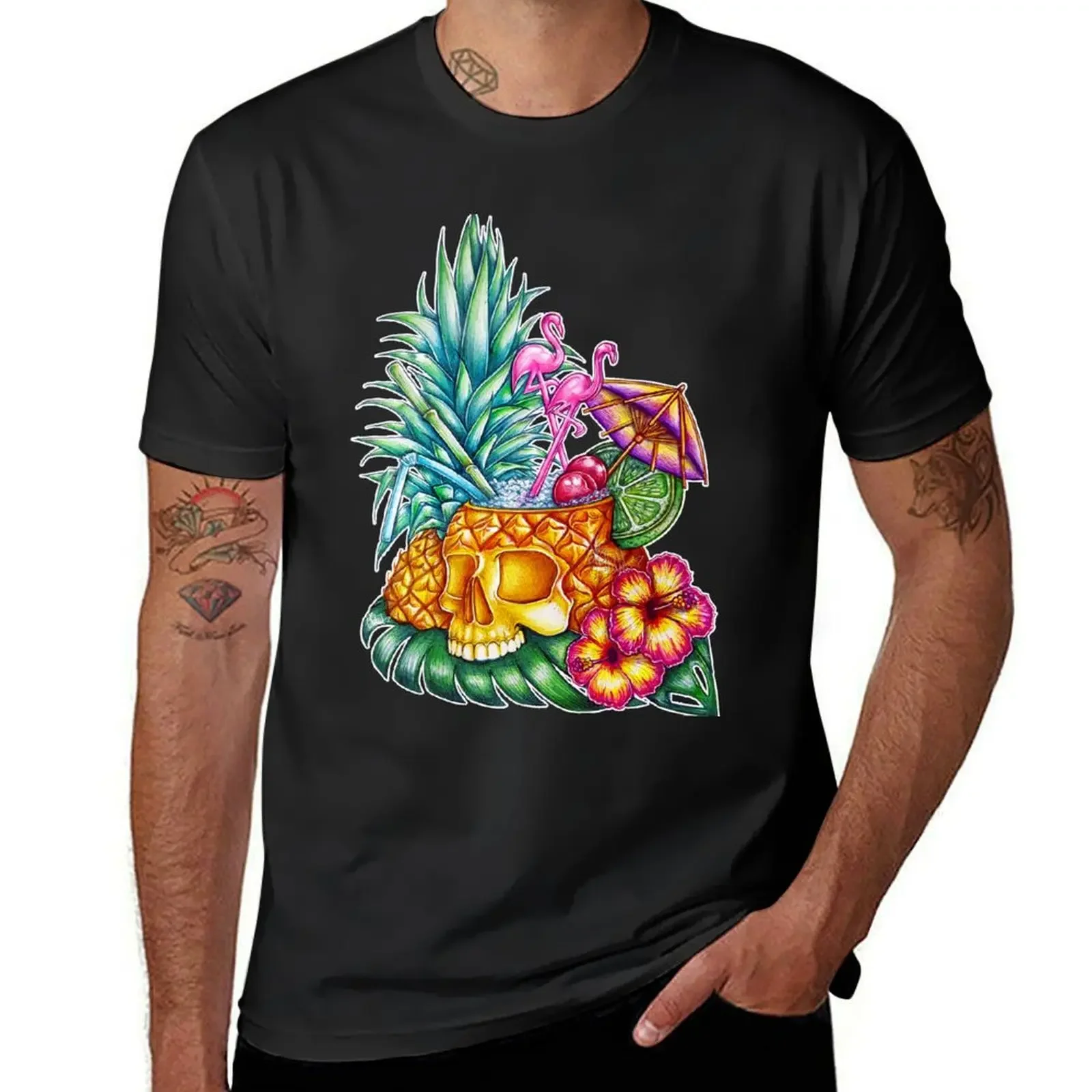 skull tiki cocktail T-Shirt anime graphic t shirts Aesthetic clothing plain black t shirts men
skull tiki cocktail T-Shirt anime graphic t shirts Aesthetic clothing plain black t shirts men