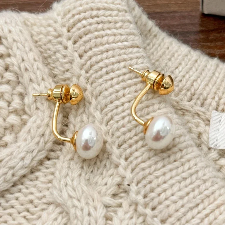 Real 925 Sterling Silver 14K Gold Pearl Round Stud Earrings for Women Minimalist Trendy Fine Jewelry Removable Accessories
Real 925 Sterling Silver 14K Gold Pearl Round Stud Earrings for Women Minimalist Trendy Fine Jewelry Removable Accessories