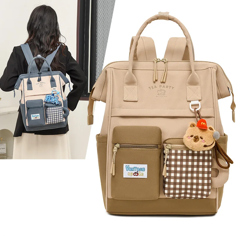 Large Capacity Mommy Bag Portable Outdoor Backpack High Value Student Bag Mother And Baby Bag
Large Capacity Mommy Bag Portable Outdoor Backpack High Value Student Bag Mother And Baby Bag