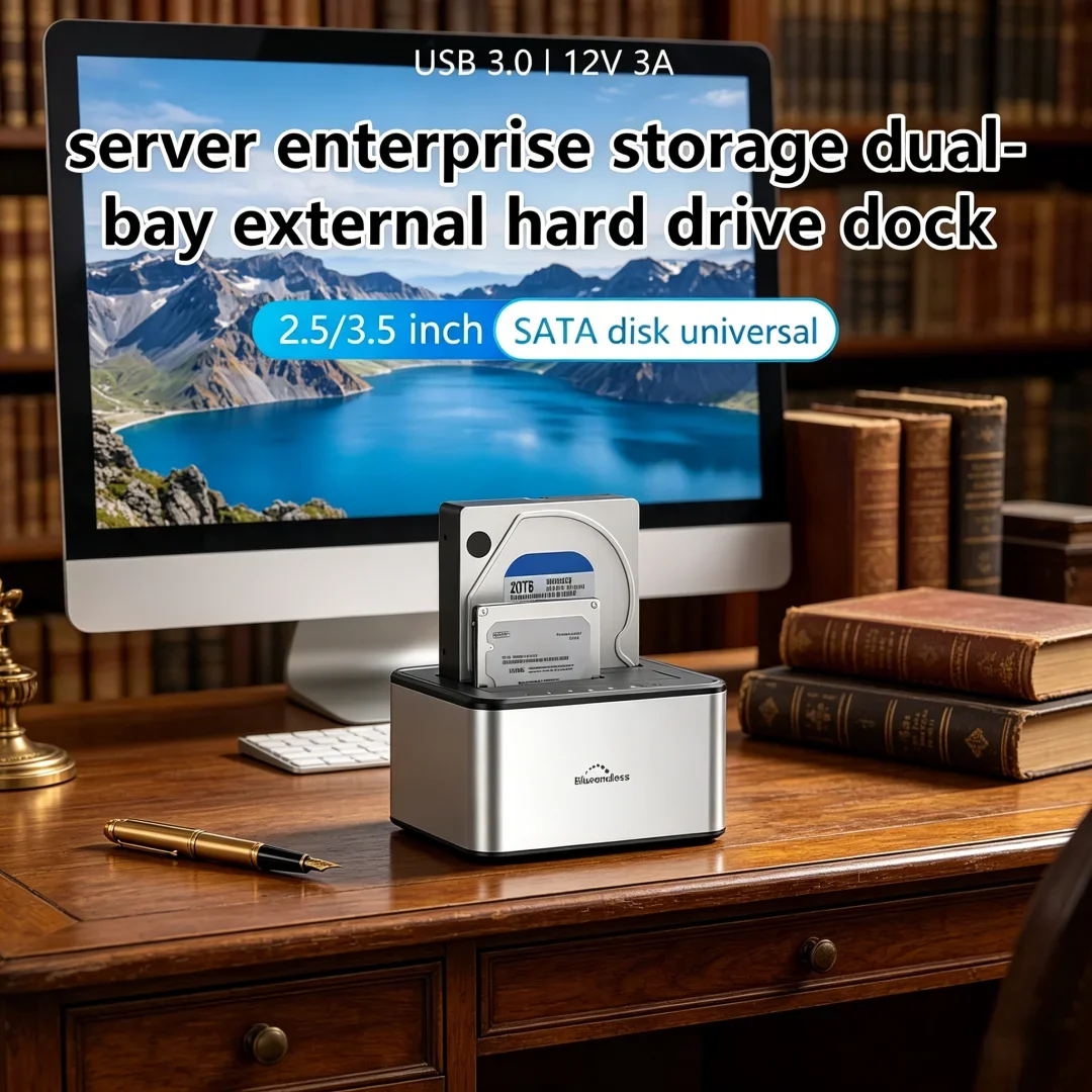 Exquisite Dual Bay HDD Box Docking Station Premium SSD Case Offline Clone SATA to USB 3.0 Adapter Duplicator for 2.5 3.5
Exquisite Dual Bay HDD Box Docking Station Premium SSD Case Offline Clone SATA to USB 3.0 Adapter Duplicator for 2.5 3.5
