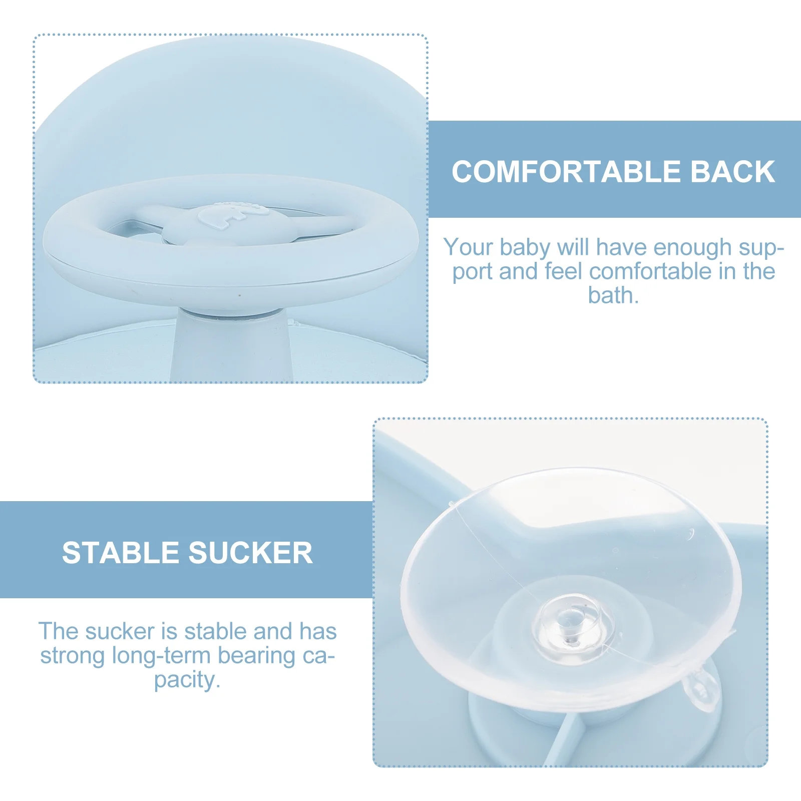 Baby Bath Chair Smooth No Edges Strong Suction Bathtub Support For Infant Toddler Bathing Seat Shower Stool Household Bath Seat
Baby Bath Chair Smooth No Edges Strong Suction Bathtub Support For Infant Toddler Bathing Seat Shower Stool Household Bath Seat