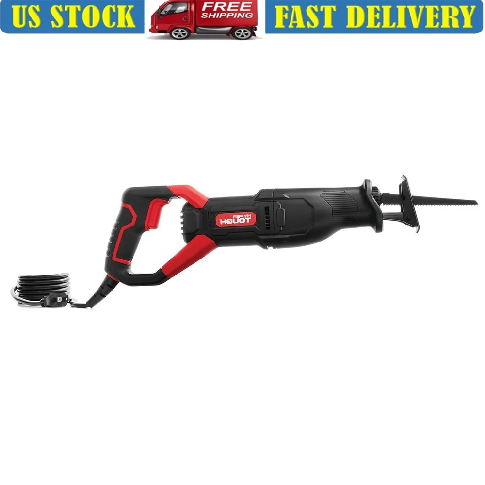 6.5Amp Corded Reciprocating Saw Variable Speed Tool-Free Blade Change Adjustable Pivoting Shoe Durable All-Metal Gear Box
6.5Amp Corded Reciprocating Saw Variable Speed Tool-Free Blade Change Adjustable Pivoting Shoe Durable All-Metal Gear Box