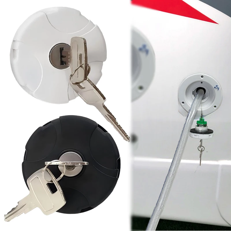 RVs Water Inlet Filler Cap Locking Replacement With 2 Keys Motorhome Caravan Tank Gravity Fill Cap For Fiamma RV Accessories
RVs Water Inlet Filler Cap Locking Replacement With 2 Keys Motorhome Caravan Tank Gravity Fill Cap For Fiamma RV Accessories