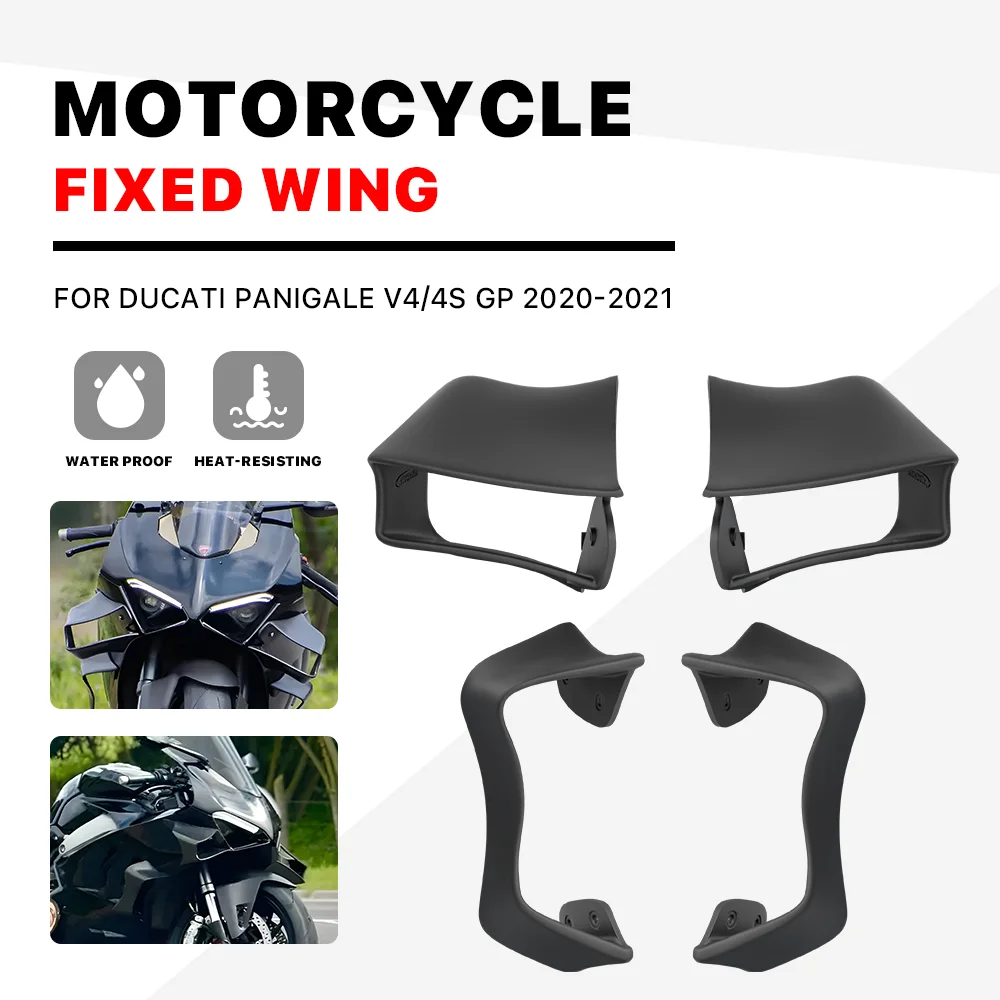 NEW For Ducati Panigale V4 V4S V4R 2020-2021 Fairing GP Side Fixed Wing Motorcycle Replacement of the new fairing for 2018-2019
NEW For Ducati Panigale V4 V4S V4R 2020-2021 Fairing GP Side Fixed Wing Motorcycle Replacement of the new fairing for 2018-2019