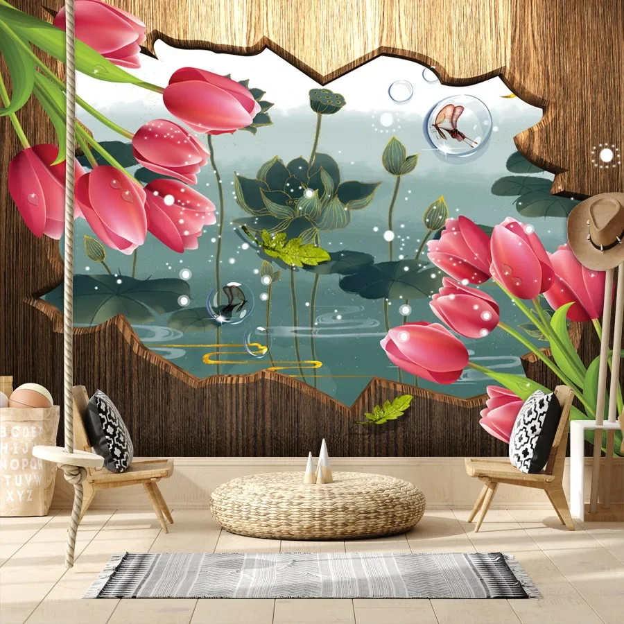 Custom Optional Waterproof Peel and Stick Forest Wallpapers for Living Room Brick Floral Wall Papers Home Decor Papel De Parede
Custom Optional Waterproof Peel and Stick Forest Wallpapers for Living Room Brick Floral Wall Papers Home Decor Papel De Parede