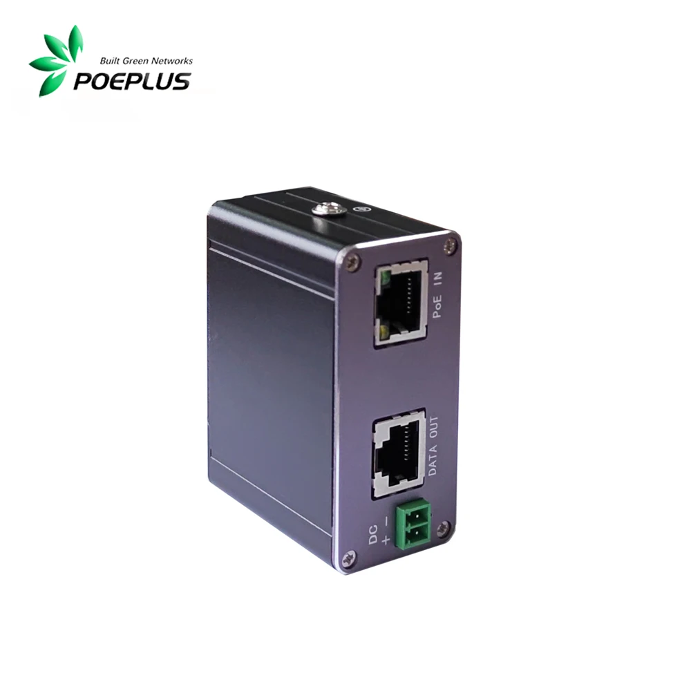 POEOLUS 2.5G Industrial POE splitter| 25W|mini size|Isolation|12V 2.1A out| 1000/2500M POE Separator |alloy housing|802.at.af
POEOLUS 2.5G Industrial POE splitter| 25W|mini size|Isolation|12V 2.1A out| 1000/2500M POE Separator |alloy housing|802.at.af