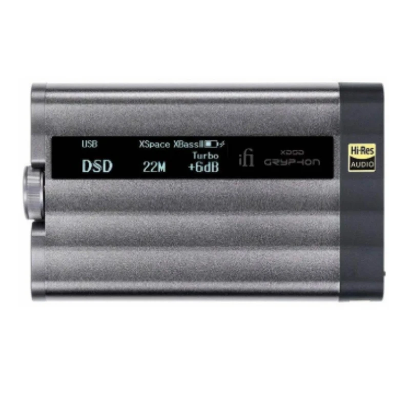 iFi xDSD Gryphon Ultra-Res Hifi Portable Balanced DAC & Headphone Amplifier Bluetooth 5.1 USB-C / S-PDIF 3.5mm SE 4.4mm Bal
iFi xDSD Gryphon Ultra-Res Hifi Portable Balanced DAC & Headphone Amplifier Bluetooth 5.1 USB-C / S-PDIF 3.5mm SE 4.4mm Bal