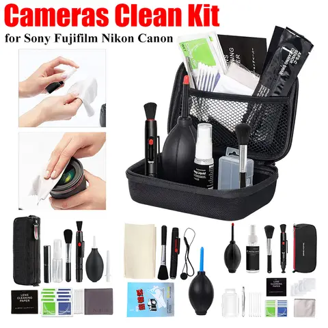 7-47PCS DSLR Lens Camera Cleaner Kit Digital Camera Sensor Cleaning Kit SLR DV Cameras Clean Set for Sony Fujifilm Nikon Canon ﻿