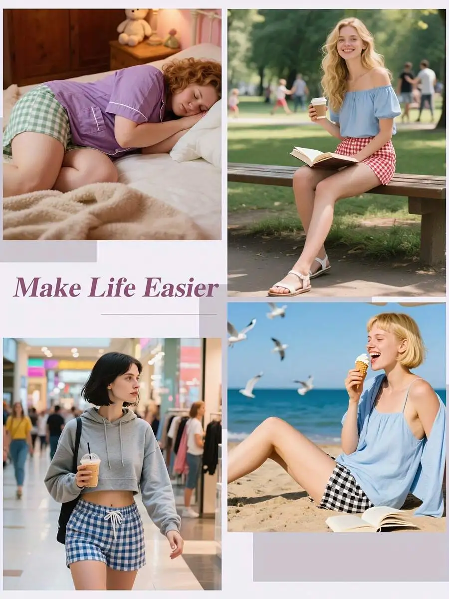 Women Gingham Boxer Shorts Summer Casual Lounge Sleep Plaid Shorts Y2K Beach Bottoms
Women Gingham Boxer Shorts Summer Casual Lounge Sleep Plaid Shorts Y2K Beach Bottoms