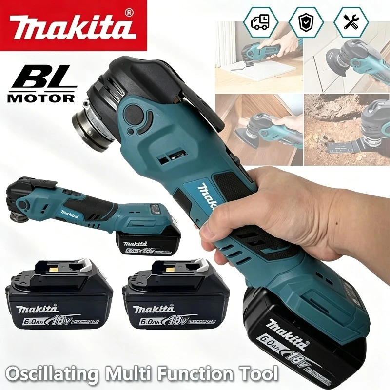 Makita Brushless Oscillating Multi Function Tool Electric Saw With Trimmer/Shovel/Cutting Woodworking Tool For 18V Battery
Makita Brushless Oscillating Multi Function Tool Electric Saw With Trimmer/Shovel/Cutting Woodworking Tool For 18V Battery