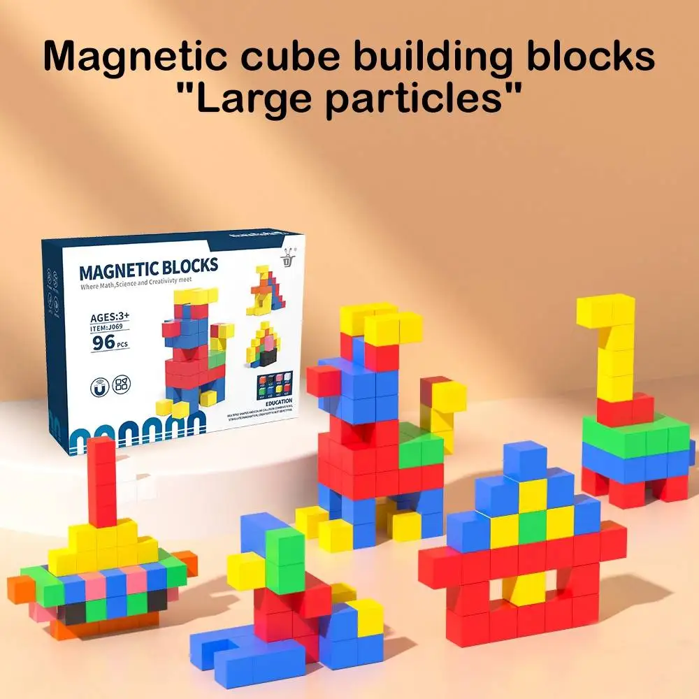 Magnetic Cubes Building Blocks Toys STEM Educational Construction Play Sensory Learning For Toddlers Kids Early Development
Magnetic Cubes Building Blocks Toys STEM Educational Construction Play Sensory Learning For Toddlers Kids Early Development