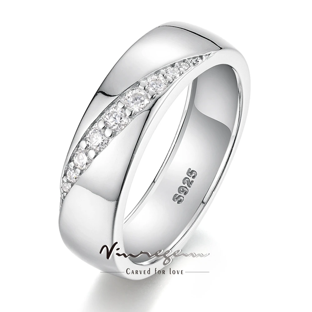 Vinregem 3EX VVS1 D Color 0.16CT Real Moissanite Diamond Gemstone Couple Row Rings 925 Sterling Silver Wedding Band Fine Jewelry
Vinregem 3EX VVS1 D Color 0.16CT Real Moissanite Diamond Gemstone Couple Row Rings 925 Sterling Silver Wedding Band Fine Jewelry