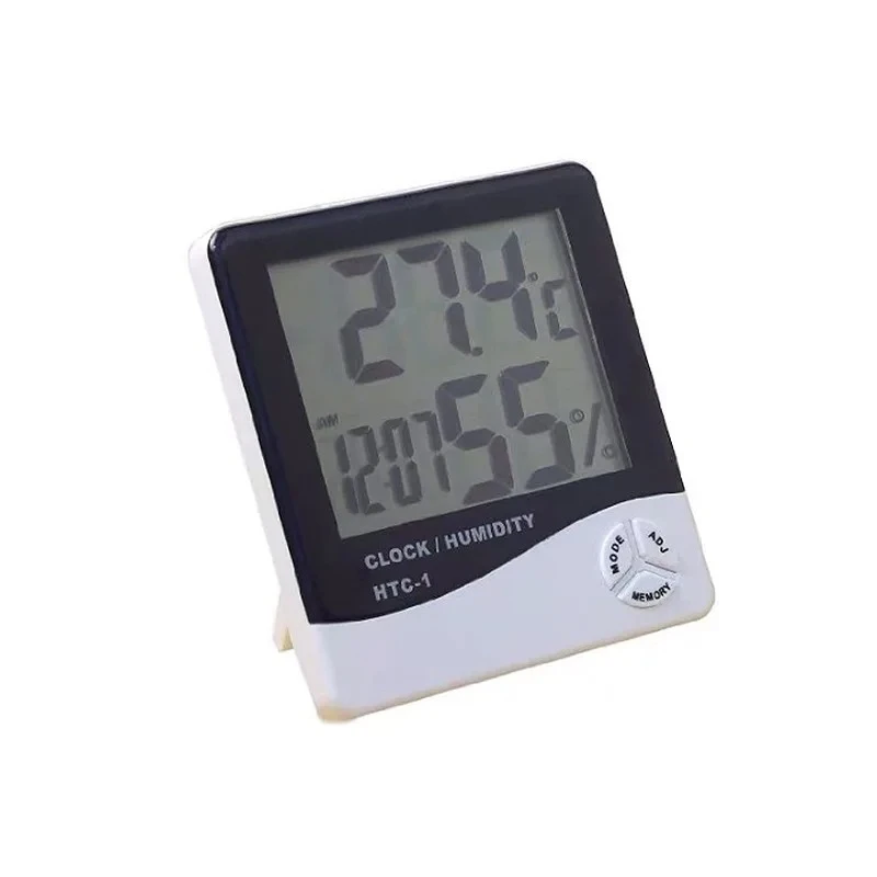 HTC-1 Precision Digital Thermo Hygrometer LCD Weather Station with Clock for Indoor Outdoor Hygrometer Weather Station Clock
HTC-1 Precision Digital Thermo Hygrometer LCD Weather Station with Clock for Indoor Outdoor Hygrometer Weather Station Clock
