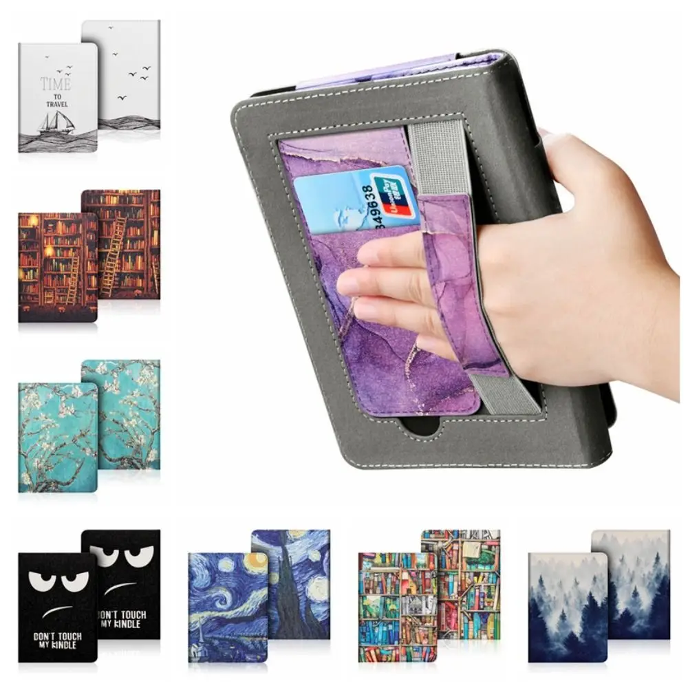 Hand Support 7 inch eReader Case Shockproof Anti Scratch Smart Cover PU Leather for Kindle Paperwhite 2024 12th Gen/Colorsoft
Hand Support 7 inch eReader Case Shockproof Anti Scratch Smart Cover PU Leather for Kindle Paperwhite 2024 12th Gen/Colorsoft