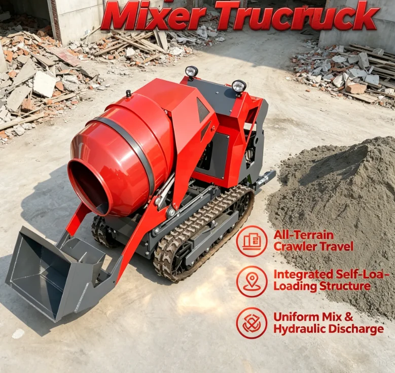 Customized Mobile Concrete Mixer Truck Road Paving Crawler Self Loading Concrete Mixer Truck Municipal Cement Concrete Mixer
Customized Mobile Concrete Mixer Truck Road Paving Crawler Self Loading Concrete Mixer Truck Municipal Cement Concrete Mixer