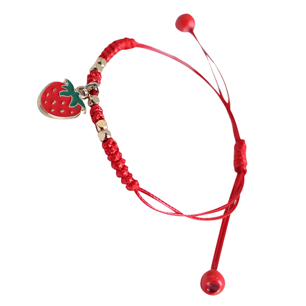1pcs Strawberry Bracelet Adjustable Bracelets Matching Friendship Woven Rope Bracelets for Women Couples Jewelry Accessories
1pcs Strawberry Bracelet Adjustable Bracelets Matching Friendship Woven Rope Bracelets for Women Couples Jewelry Accessories