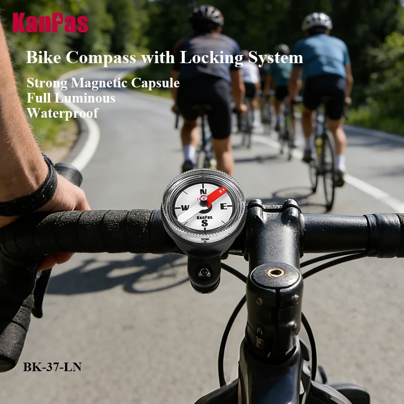KANPAS bike compass with Locking system / bicycles and motorcycles compass/ handlebar compass/ Bike Accessories/ BK-37-LN
KANPAS bike compass with Locking system / bicycles and motorcycles compass/ handlebar compass/ Bike Accessories/ BK-37-LN