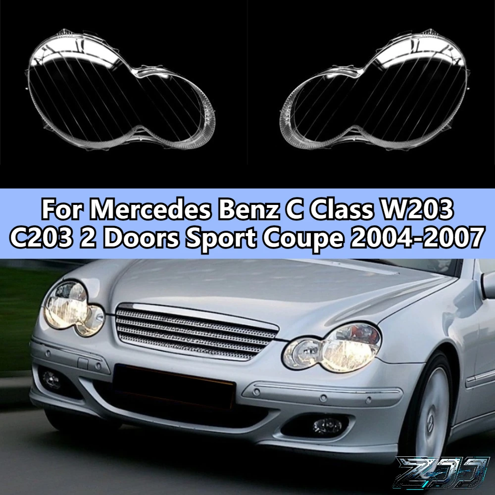 Car Front Headlight Lens Transparent Headlamp Cover Shell For Mercedes Benz C Class W203 C203 2 Doors Sport Coupe 2004-2007
Car Front Headlight Lens Transparent Headlamp Cover Shell For Mercedes Benz C Class W203 C203 2 Doors Sport Coupe 2004-2007