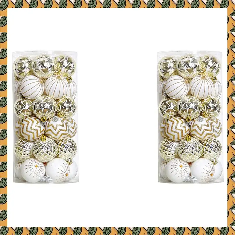 A77I 60 шт. рождественские шары, 60 мм золотисто-белые окрашенные небьющиеся праздничные свадебные подвесные украшения украшения для рождественских елок
A77I 60 шт. рождественские шары, 60 мм золотисто-белые окрашенные небьющиеся праздничные свадебные подвесные украшения украшения для рождественских елок