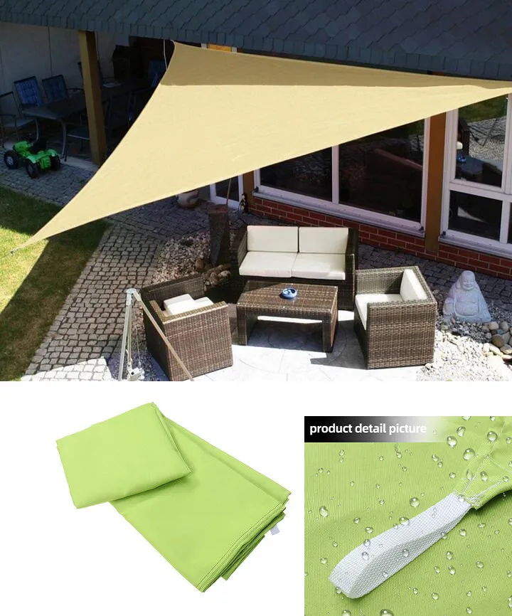 3.6m Triangle Sun Shade Sail Waterproof High Strength Polyester Fabric for Patio Garden Pool Outdoor Use Green
3.6m Triangle Sun Shade Sail Waterproof High Strength Polyester Fabric for Patio Garden Pool Outdoor Use Green