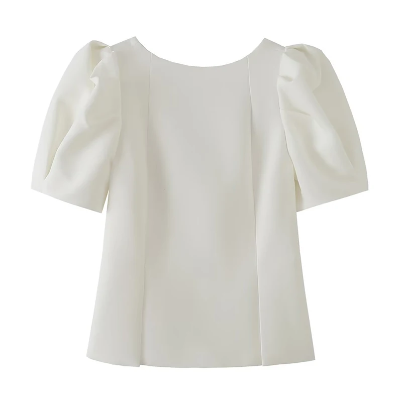YENKYE 2026 Новая женская блузка с круглым вырезом и пышными рукавами, элегантный офисный топ
YENKYE 2026 Новая женская блузка с круглым вырезом и пышными рукавами, элегантный офисный топ