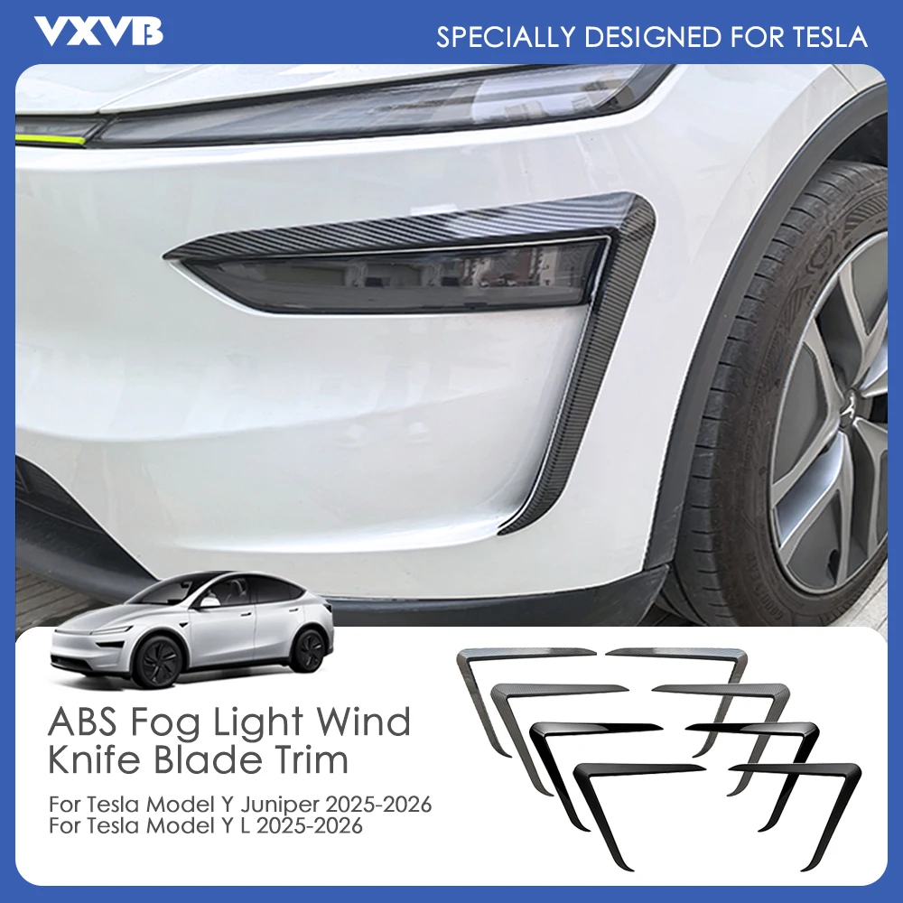 Front Bumper Fog Lamp Wind Knife Spoiler For Tesla Model Y Juniper Launch Model Y L 2025 2026 1 Pair Fog Lamp Trim Cover Eyebrow
Front Bumper Fog Lamp Wind Knife Spoiler For Tesla Model Y Juniper Launch Model Y L 2025 2026 1 Pair Fog Lamp Trim Cover Eyebrow