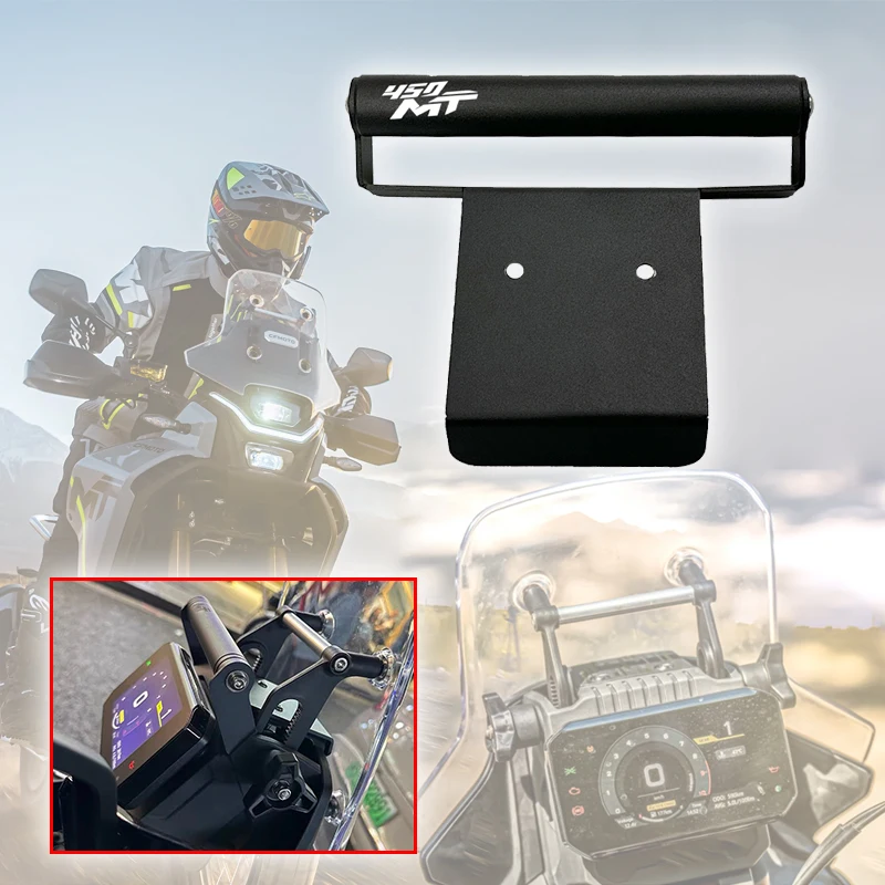 Для CFMOTO 450MT 450 MT CF 450 MT450 2024 2025 2026 Мотоциклетный держатель мобильного телефона GPS-навигация Монтажный удлинитель 
Для CFMOTO 450MT 450 MT CF 450 MT450 2024 2025 2026 Мотоциклетный держатель мобильного телефона GPS-навигация Монтажный удлинитель