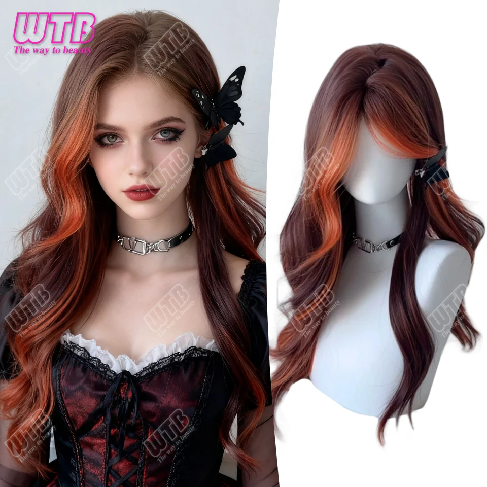 Синтетический Оранжевый Омбре Коричневый Длинный Волнистый Синтетический Парик Пушистая Лолита Косплей Женский Парик Средняя Часть Термостойкий для Хэллоуина 
Синтетический Оранжевый Омбре Коричневый Длинный Волнистый Синтетический Парик Пушистая Лолита Косплей Женский Парик Средняя Часть Термостойкий для Хэллоуина