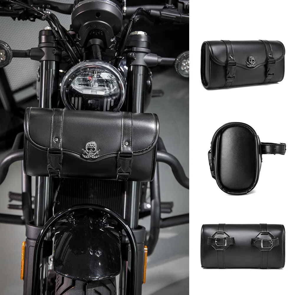 2025 Newest Universal Motorcycle Saddlebag Front Handlebar Bag for Harley Honda Kawasaki Tools Essential Waterproof PU Leather
2025 Newest Universal Motorcycle Saddlebag Front Handlebar Bag for Harley Honda Kawasaki Tools Essential Waterproof PU Leather