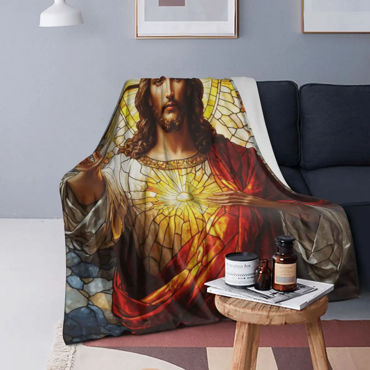 Jesus Christ Angelic Heart Religious Blanket Soft Warm Flannel Throw Blanket Bedspread for Living room Picnic Travel Home Sofa
Jesus Christ Angelic Heart Religious Blanket Soft Warm Flannel Throw Blanket Bedspread for Living room Picnic Travel Home Sofa