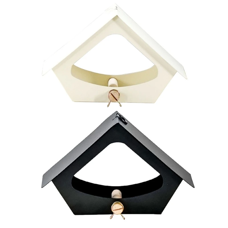 Кормушки для птиц, железный поднос для открытого сада, элегантный дом на дереве в форме дома DXAF 
Кормушки для птиц, железный поднос для открытого сада, элегантный дом на дереве в форме дома DXAF